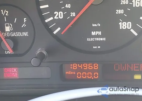 1991 BMW M5 from USA, damaged, VIN WBSHD9313MBK06030